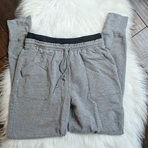 Victoria's Secret High Rise Grey Jogger Sweatpants